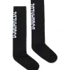 Socks | Socks>DSQUARED2 Branded socks black
