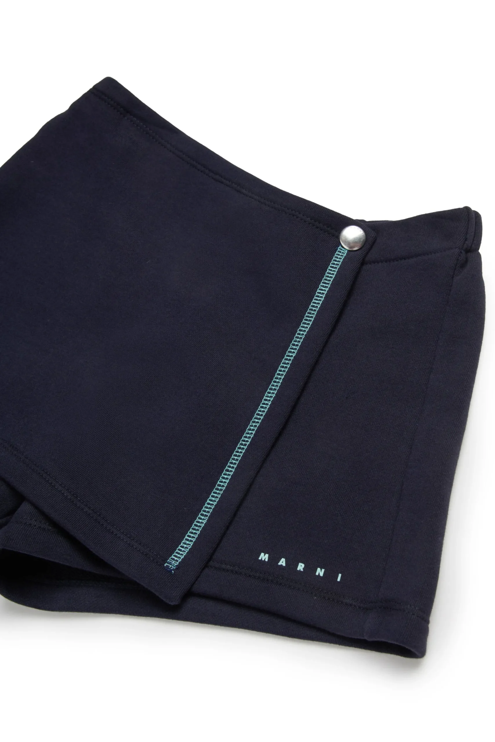 Shorts>MARNI Branded wallet shorts blue navy