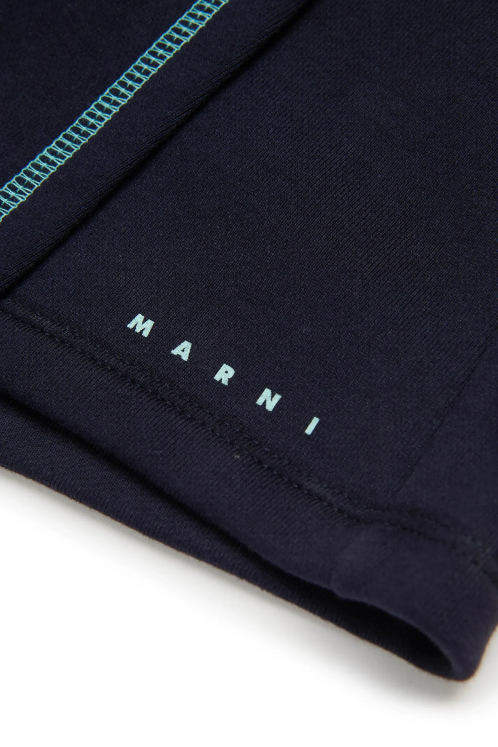 Shorts>MARNI Branded wallet shorts blue navy