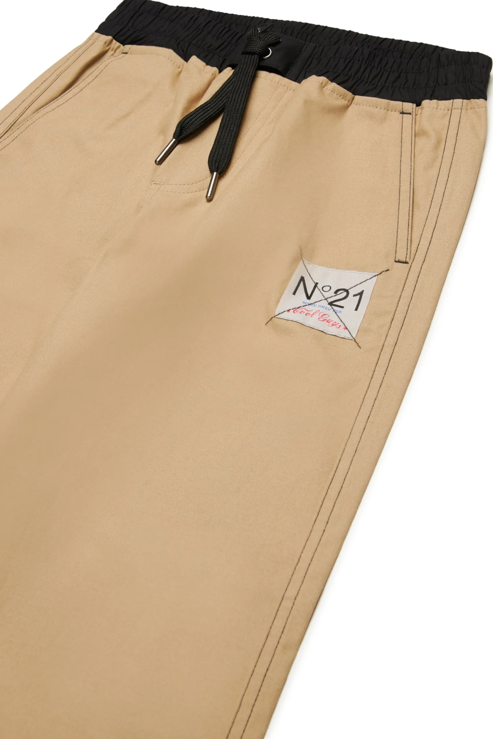 Pants>N°21 Canvas wide leg pants sand