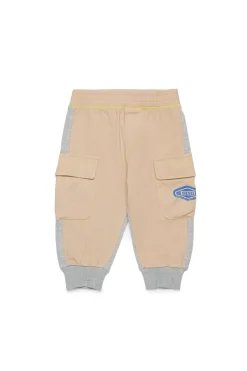 Activewear | Activewear>DIESEL Cargo pants with colorblock inserts beige