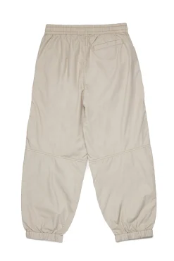 Pants | Pants>DIESEL Casual pants branded with Oval D logo beige