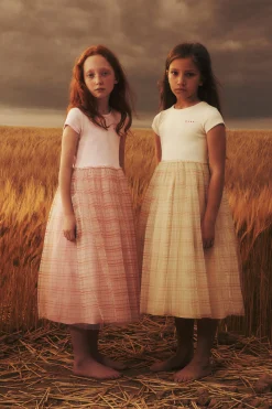 Dresses | Party Looks>MARNI Ceremonial dress with tulle light pink