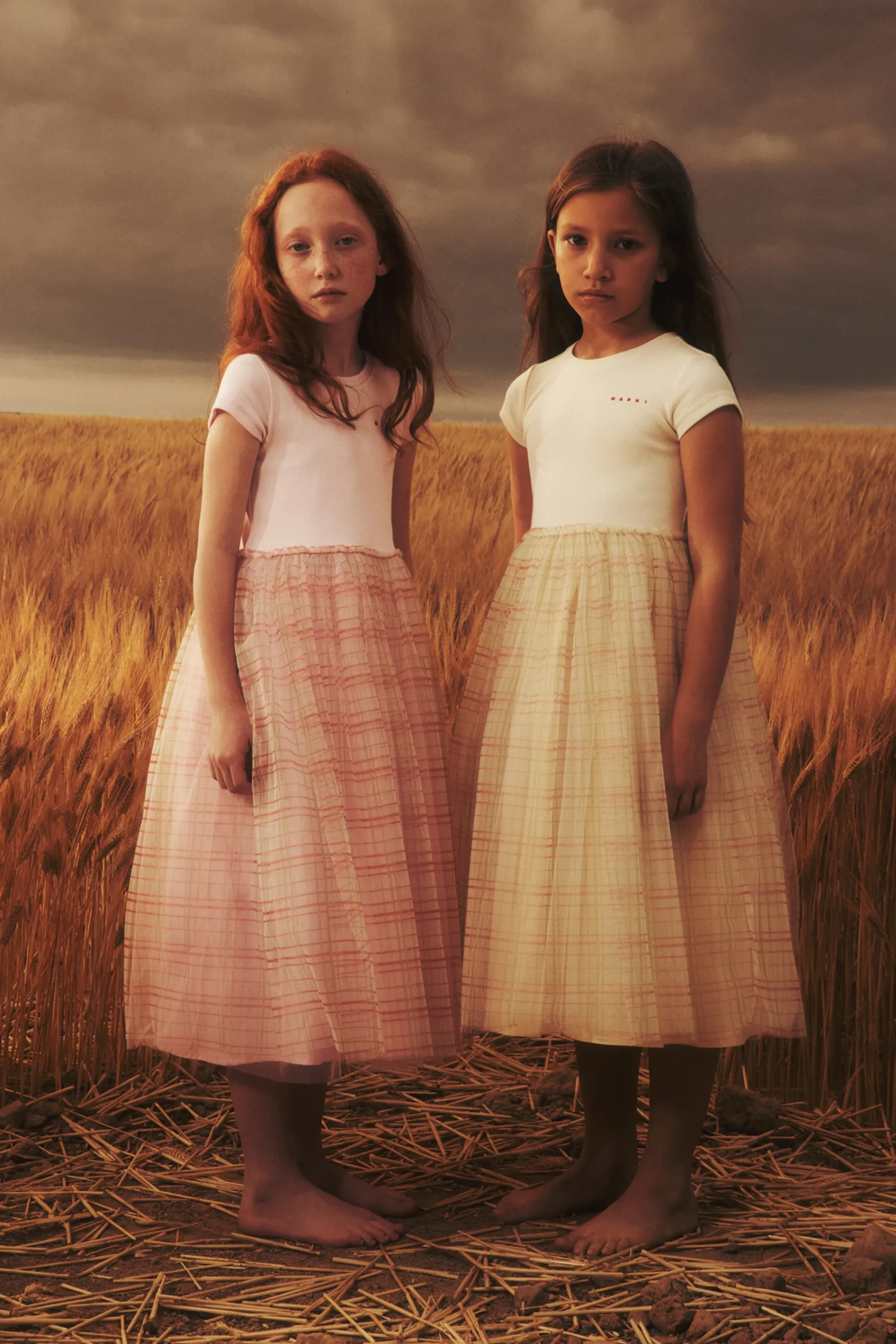 Dresses | Party Looks>MARNI Ceremonial dress with tulle light pink