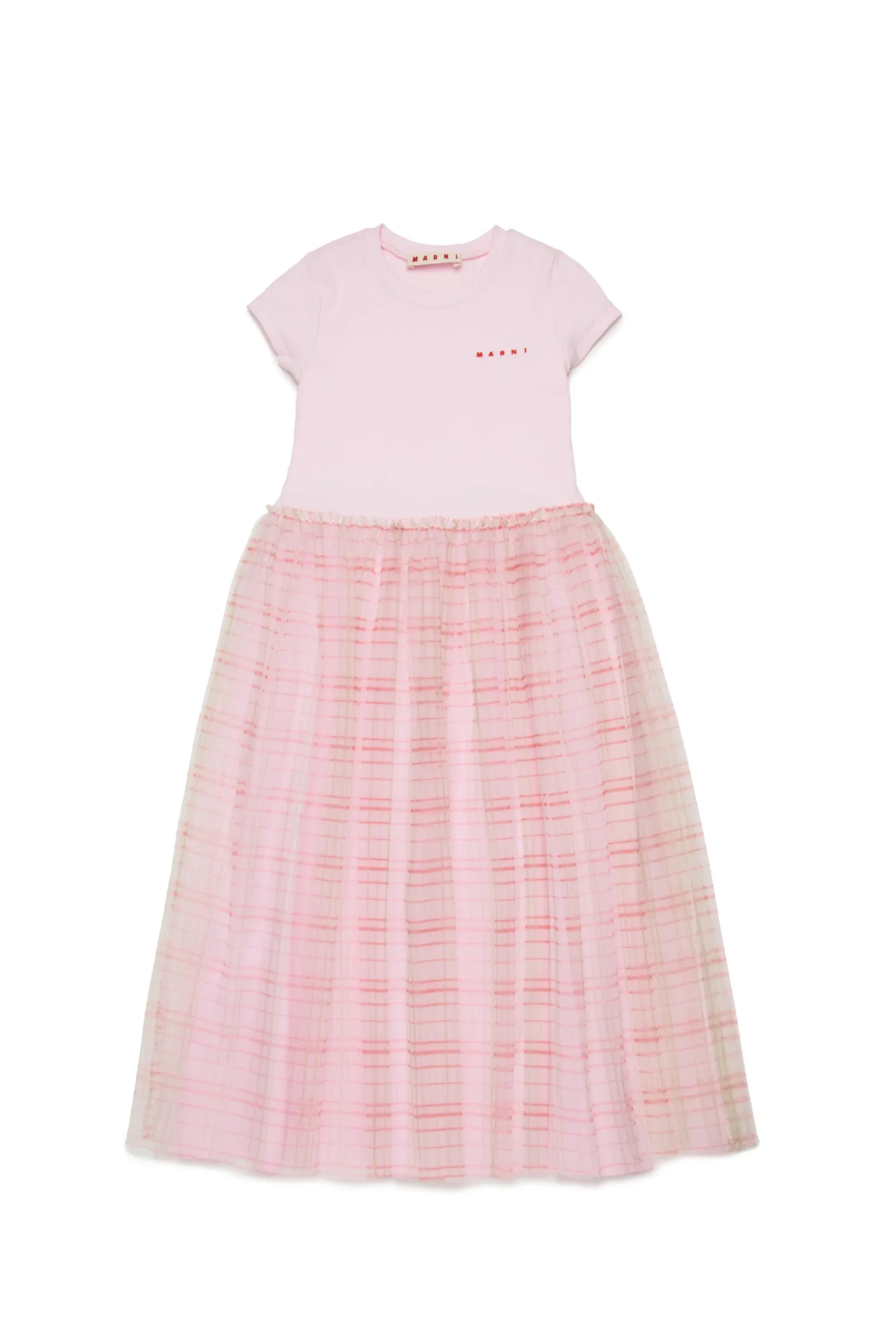 Dresses | Party Looks>MARNI Ceremonial dress with tulle light pink