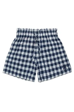 Shorts>MAX&Co. Check allover shorts bluette
