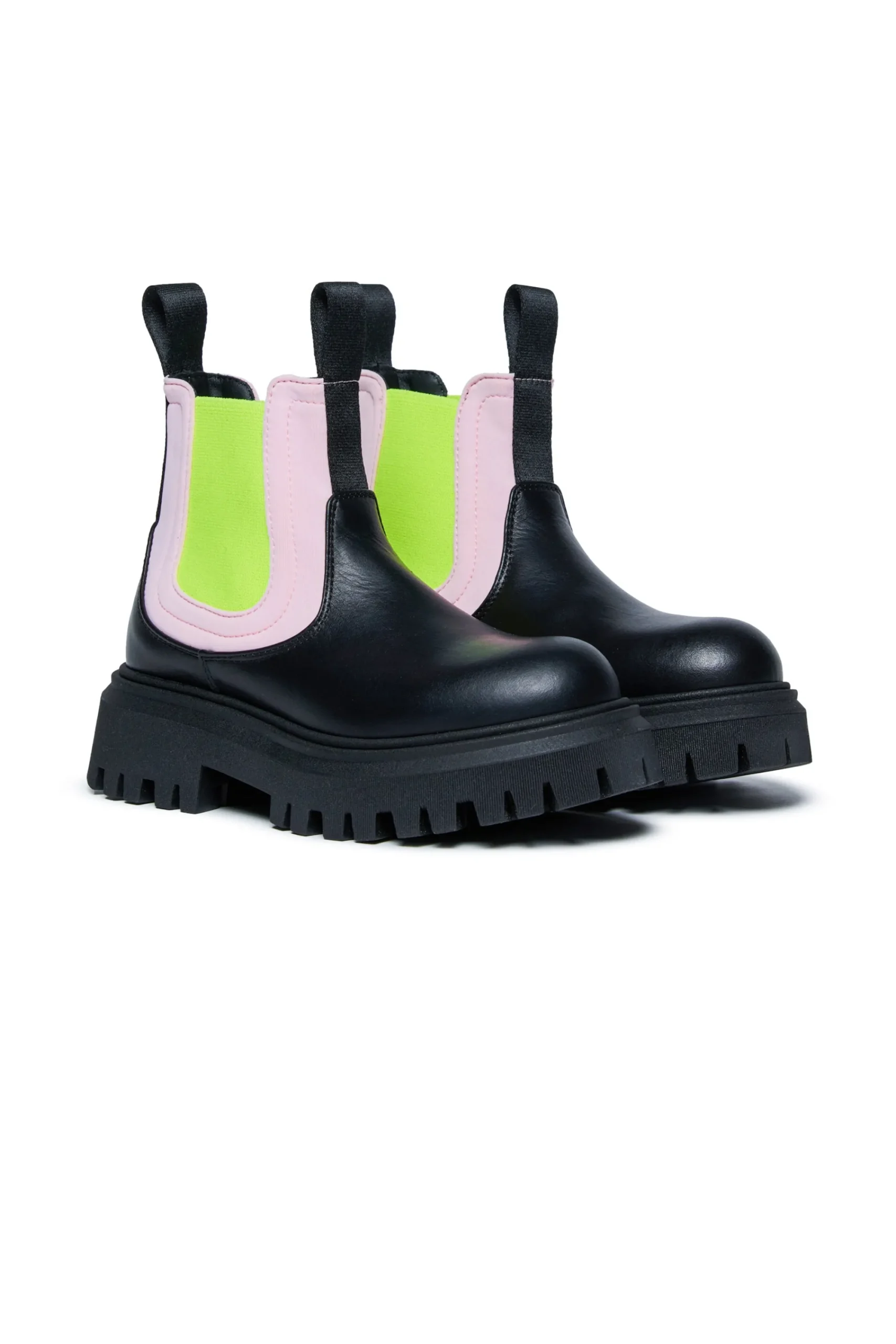 Boots And Combat Boots | Boots And Combat Boots>MARNI Chelsea boots with neon elastic black