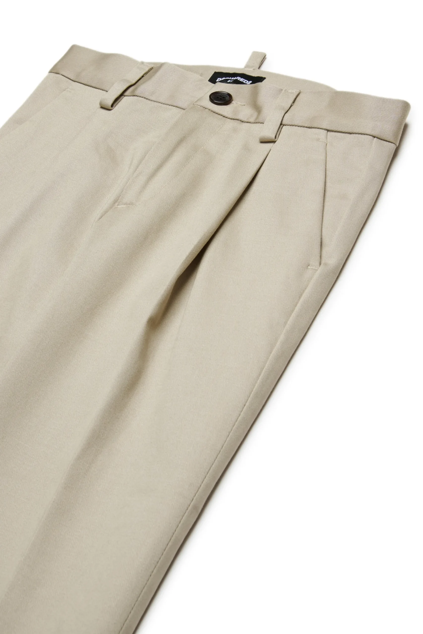 Pants | Party Looks>DSQUARED2 Chino pants with Surf Club Patch medium gray