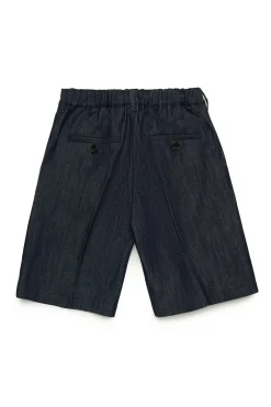 Shorts>N°21 College shorts in chambray denim blue denim