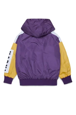 Jackets And Padded Jackets | Activewear>MARNI Colorblock windbreaker jacket violet