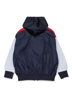 Jackets And Padded Jackets | Activewear>MARNI Colorblock windbreaker jacket blue navy