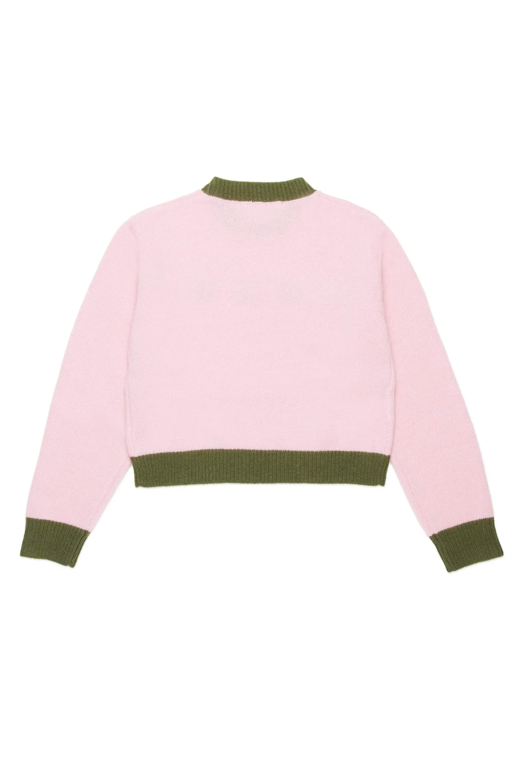 Knitwear>MARNI Colorblock wool-cashmere blend crew-neck sweater antique lilac pink