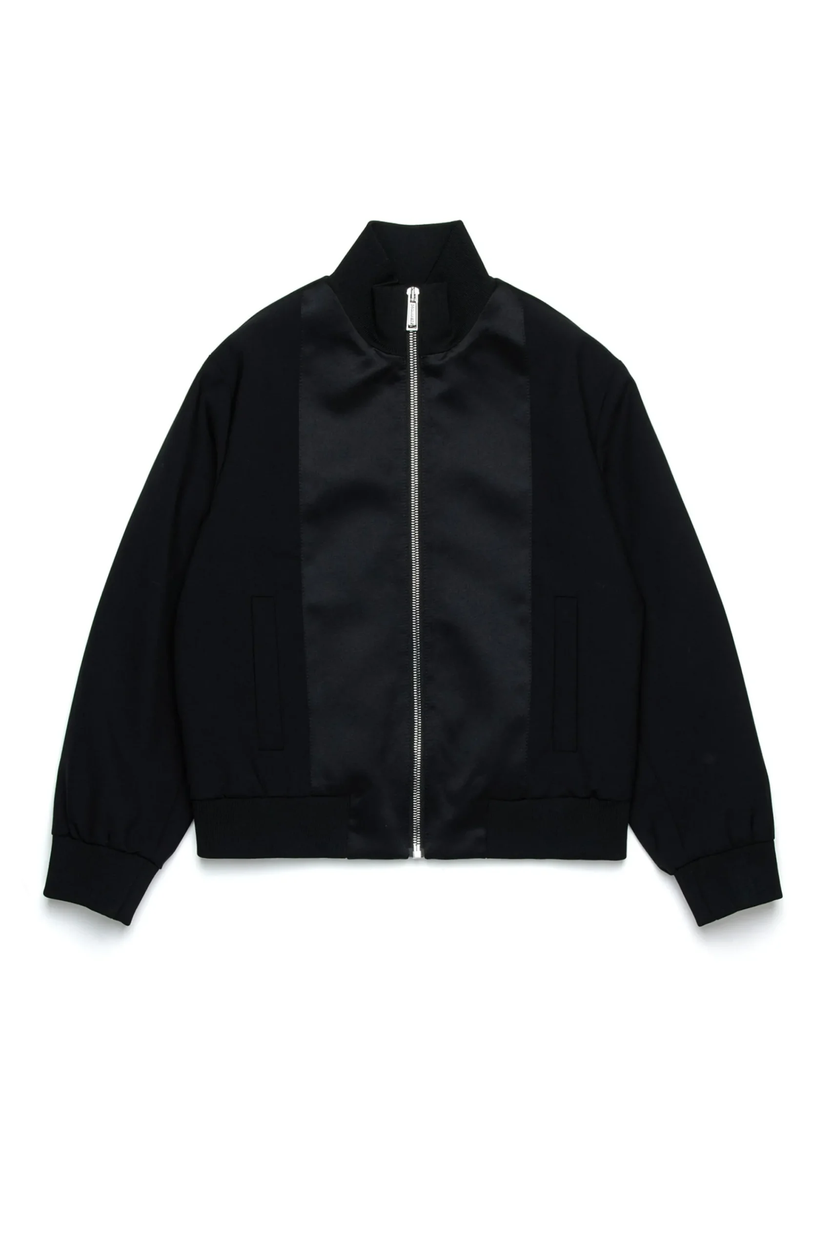 Jackets And Padded Jackets | Jackets And Padded Jackets>DSQUARED2 Cool wool and satin evening jacket black