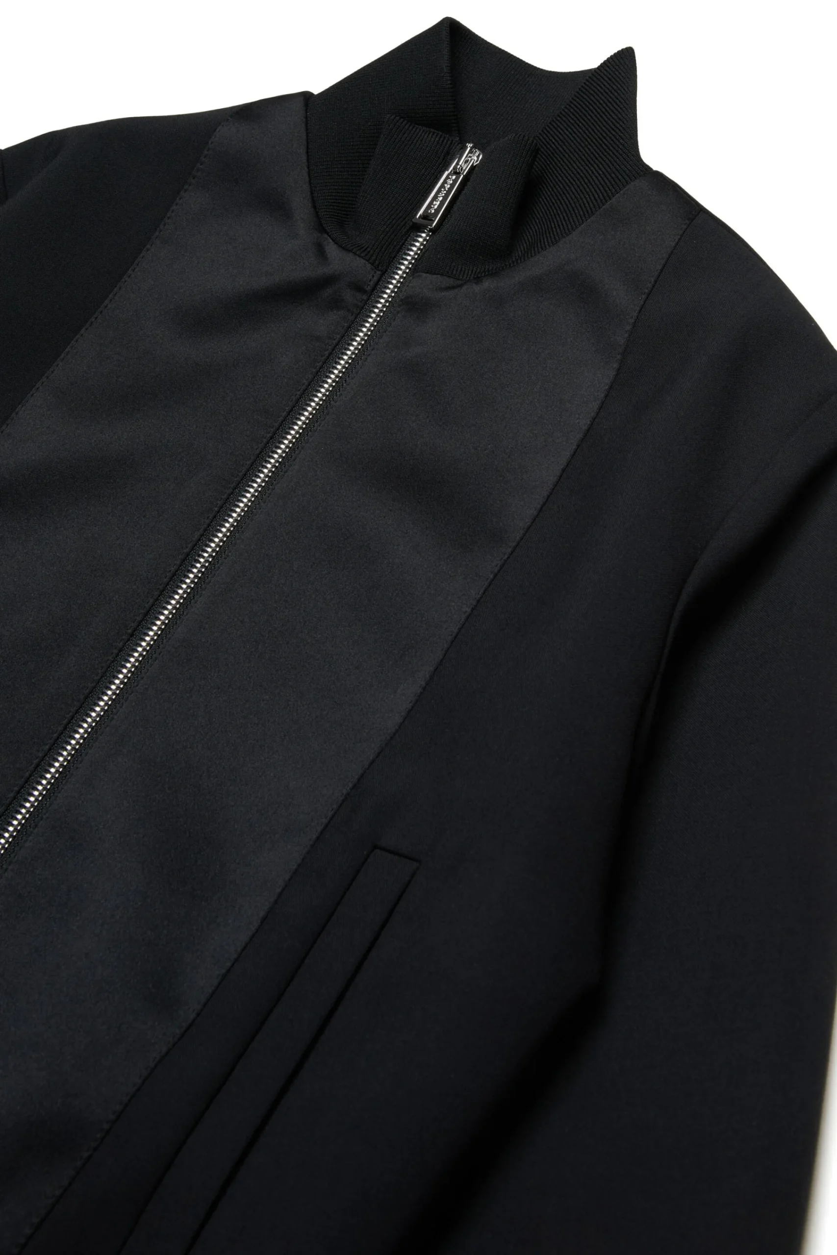 Jackets And Padded Jackets | Jackets And Padded Jackets>DSQUARED2 Cool wool and satin evening jacket black
