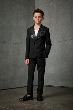 Jackets And Padded Jackets | Party Looks>DSQUARED2 Cool wool blazer jacket black
