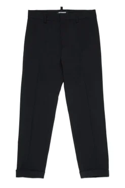 Pants | Pants>DSQUARED2 Cool wool chino pants black
