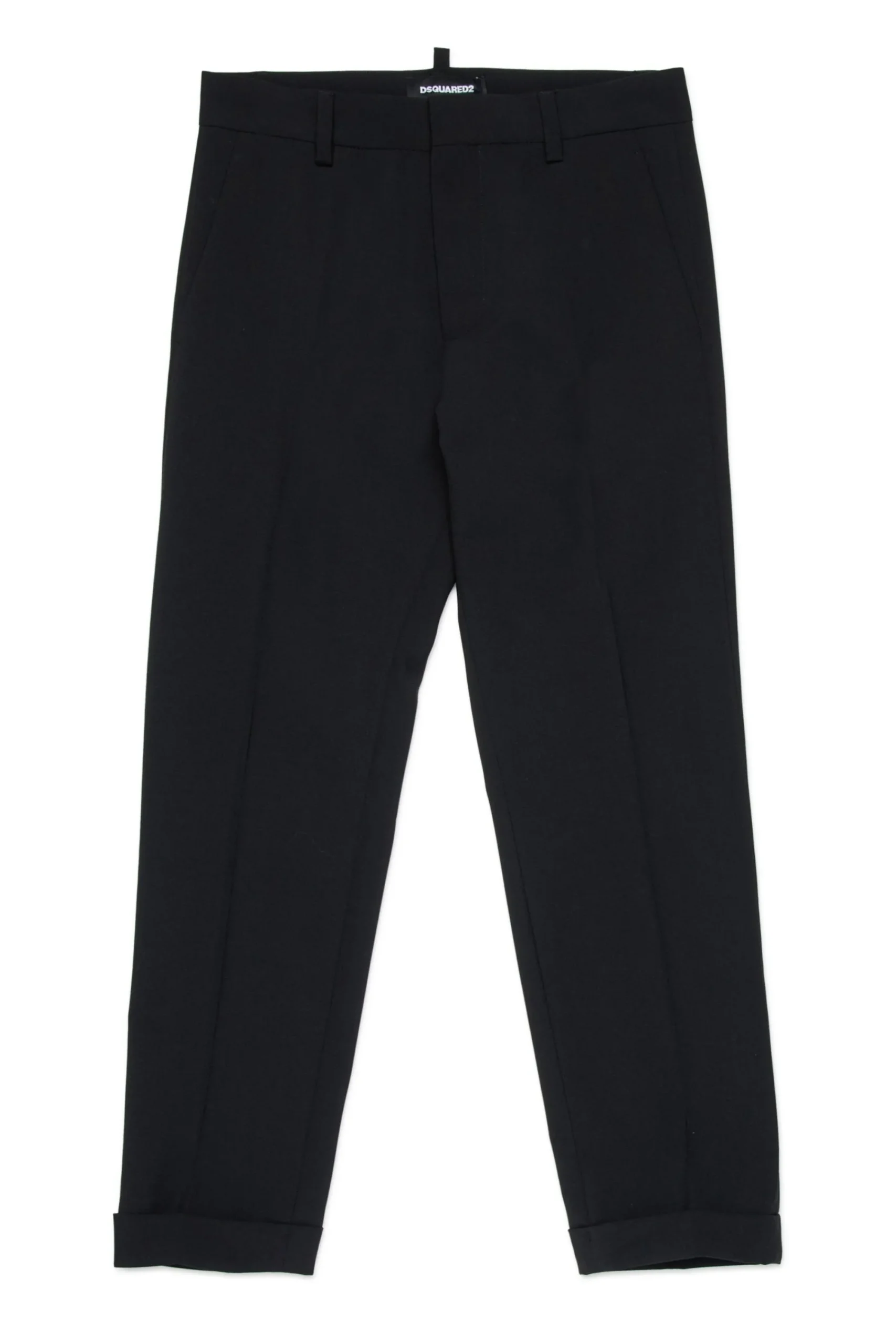 Pants | Pants>DSQUARED2 Cool wool chino pants black