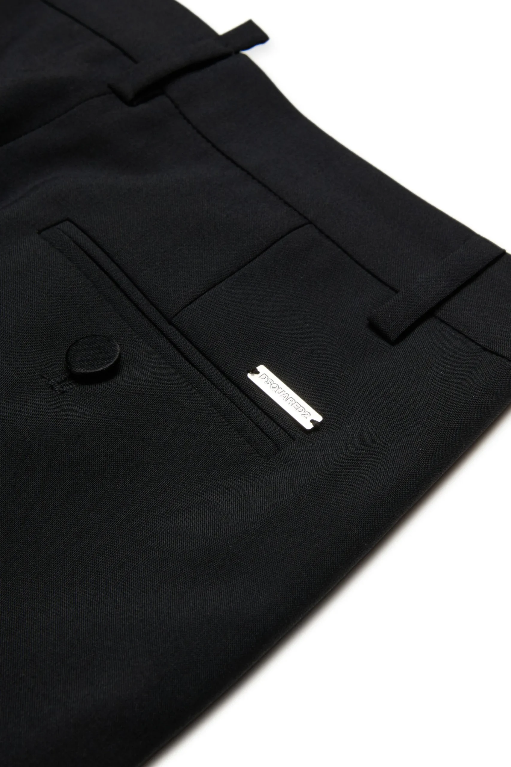 Pants | Pants>DSQUARED2 Cool wool chino pants black