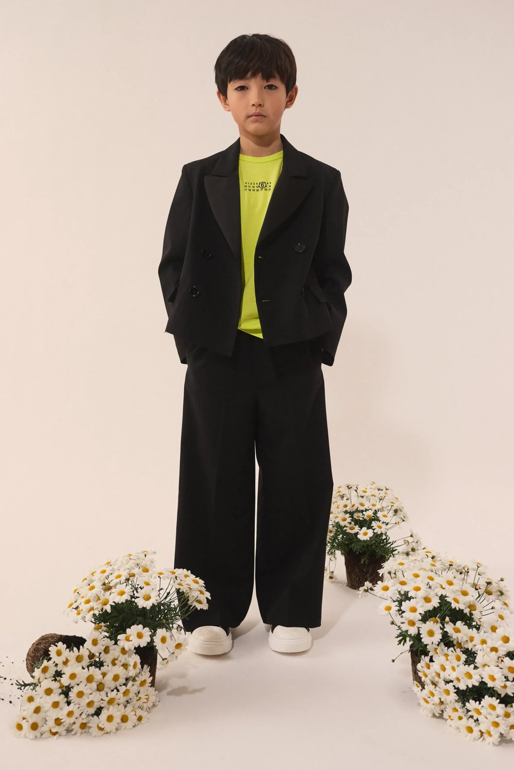 Jackets And Padded Jackets | Party Looks>MM6 MAISON MARGIELA Cool wool double-breasted blazer jacket black