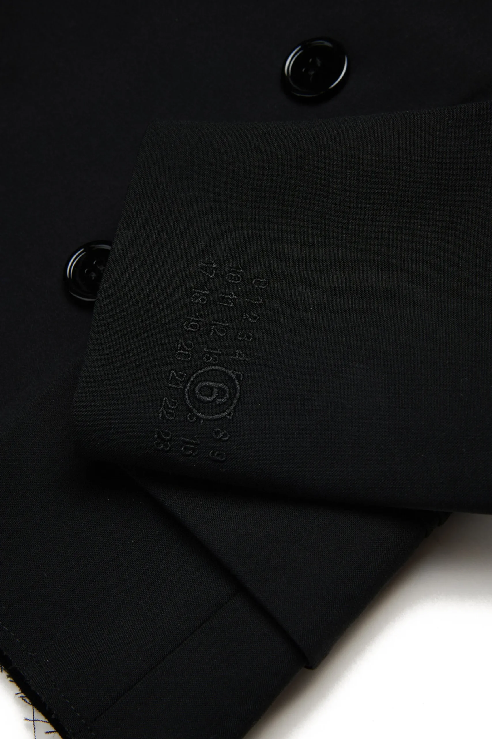 Jackets And Padded Jackets | Party Looks>MM6 MAISON MARGIELA Cool wool double-breasted blazer jacket black