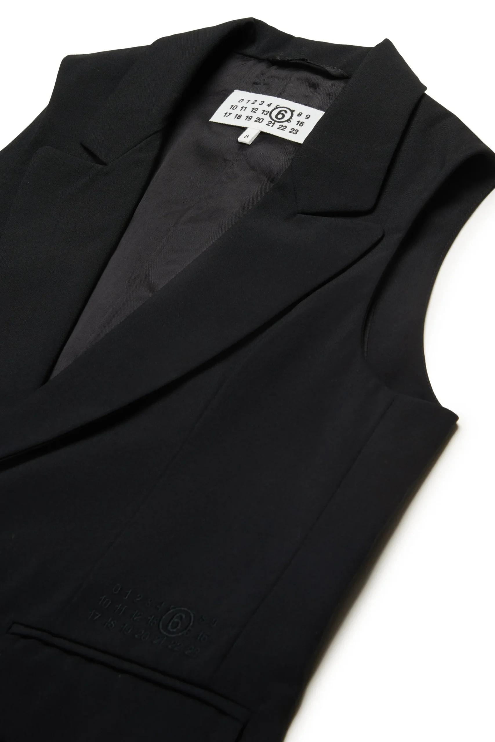 Jackets And Padded Jackets | Jackets And Padded Jackets>MM6 MAISON MARGIELA Cool wool formal waistcoat black