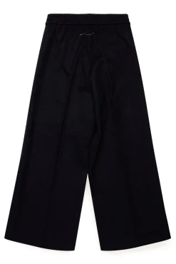 Pants | Pants>MM6 MAISON MARGIELA Cool wool tuxedo trousers black