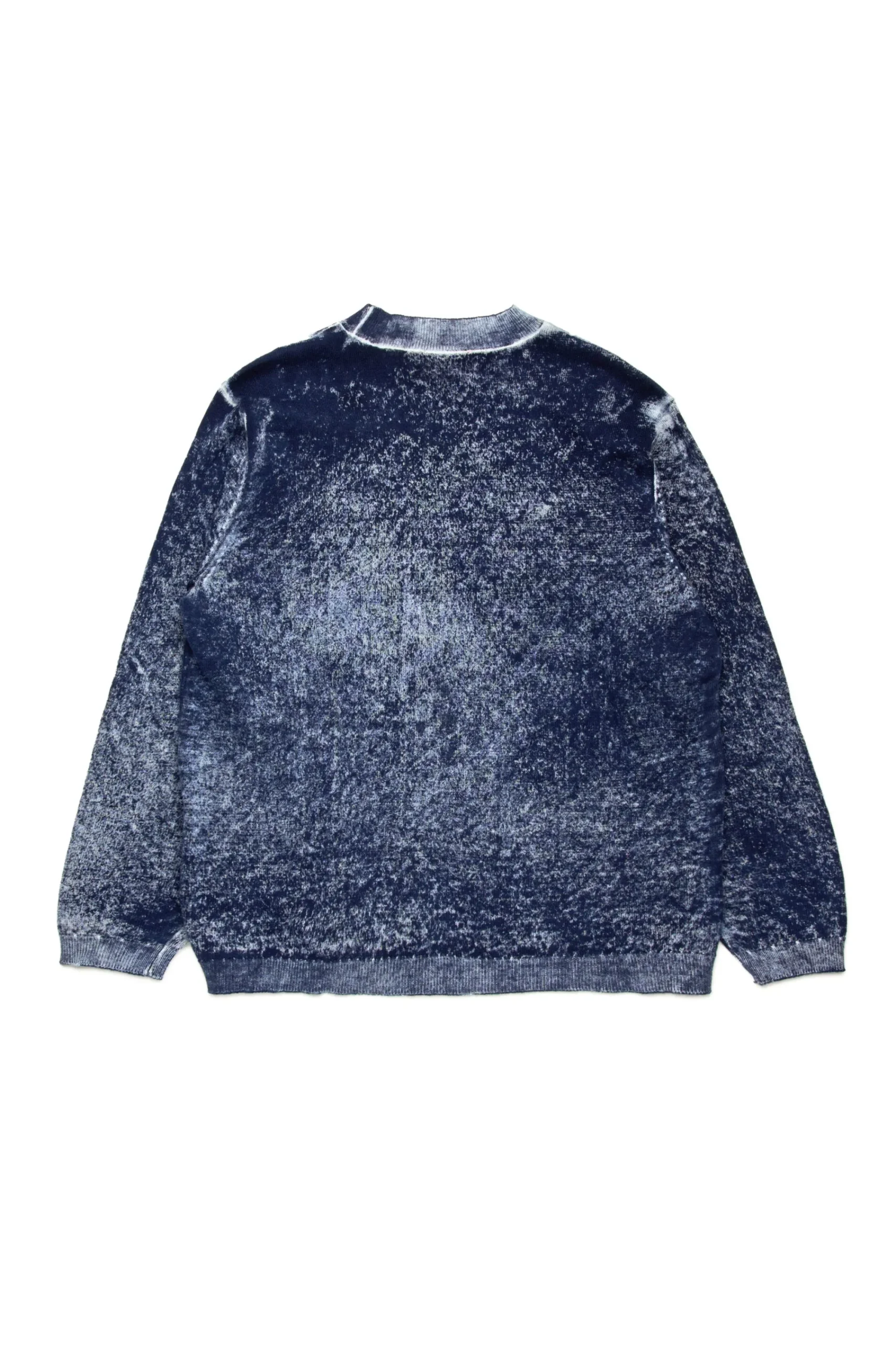Oval D By Diesel | Oval D By Diesel>DIESEL Cotton cardigan with inner print blue peacoat
