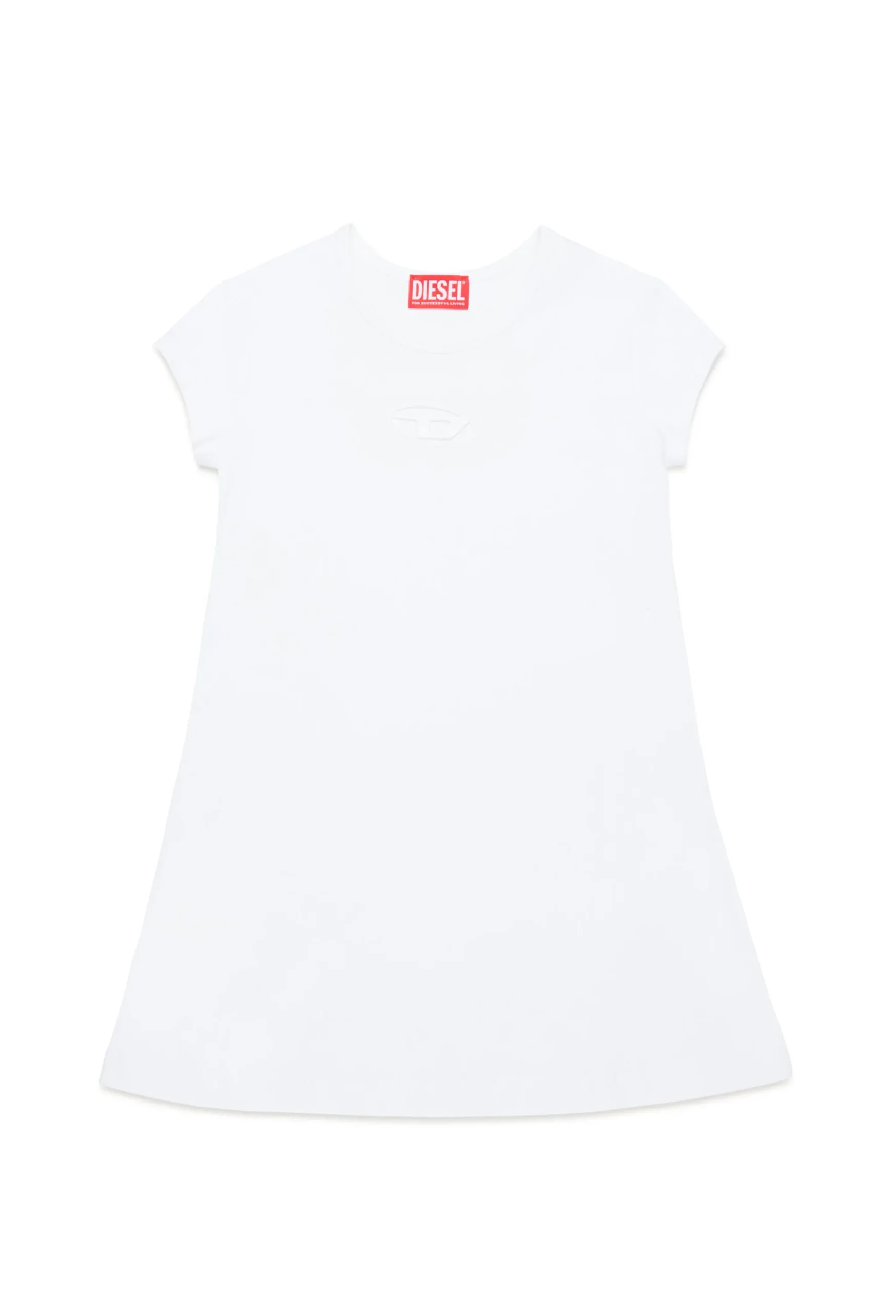 Dresses | Oval D By Diesel>DIESEL Cotton dress with Oval D logo white