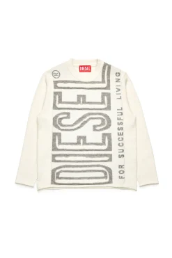 Logomania | Logomania>DIESEL Cotton pullover off white