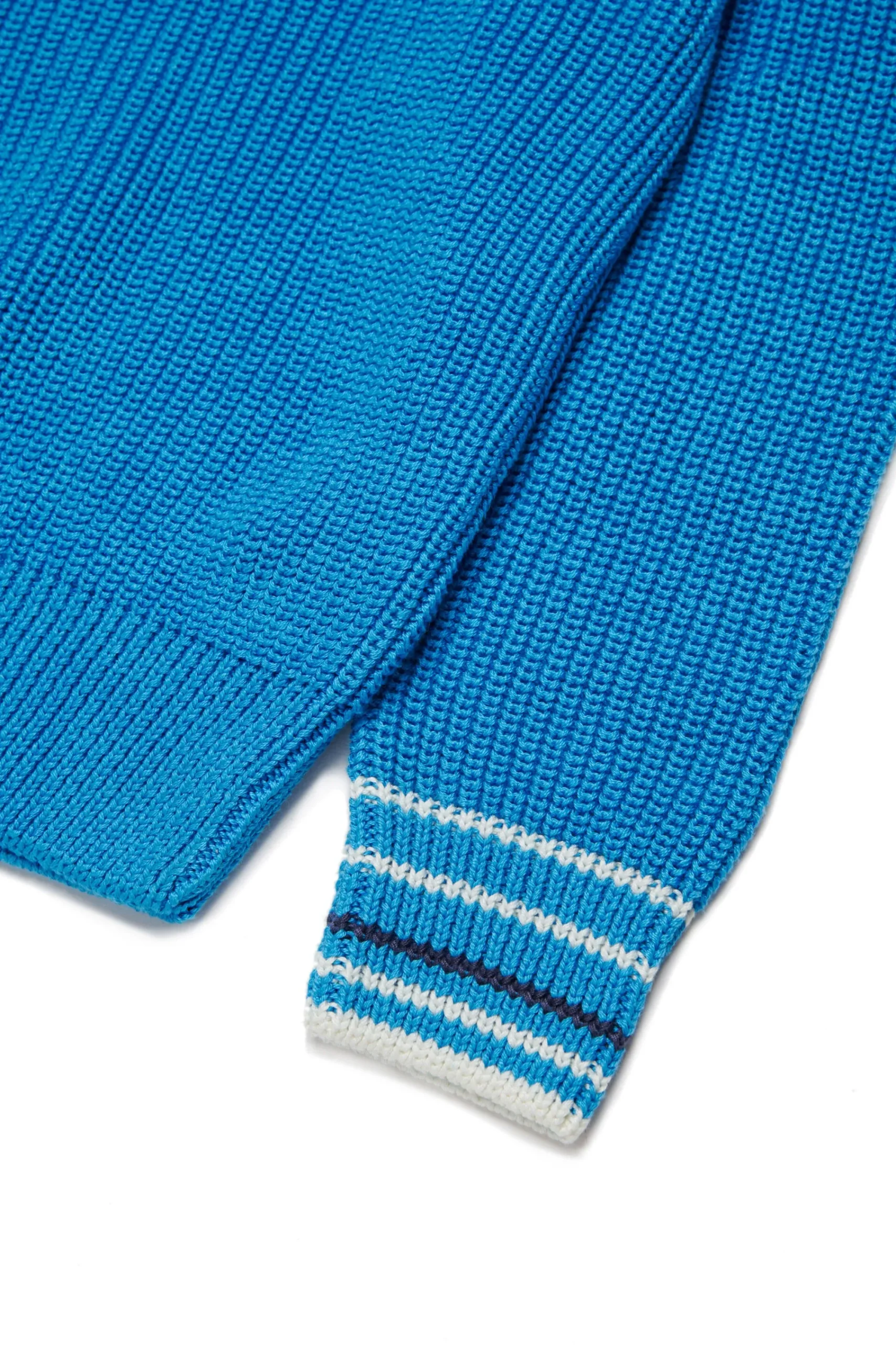 Logomania | Logomania>MARNI Cotton pullover with Mended patch medium bluette