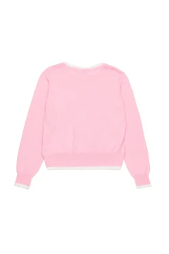 Knitwear>N°21 Cotton pullover with pocket pink