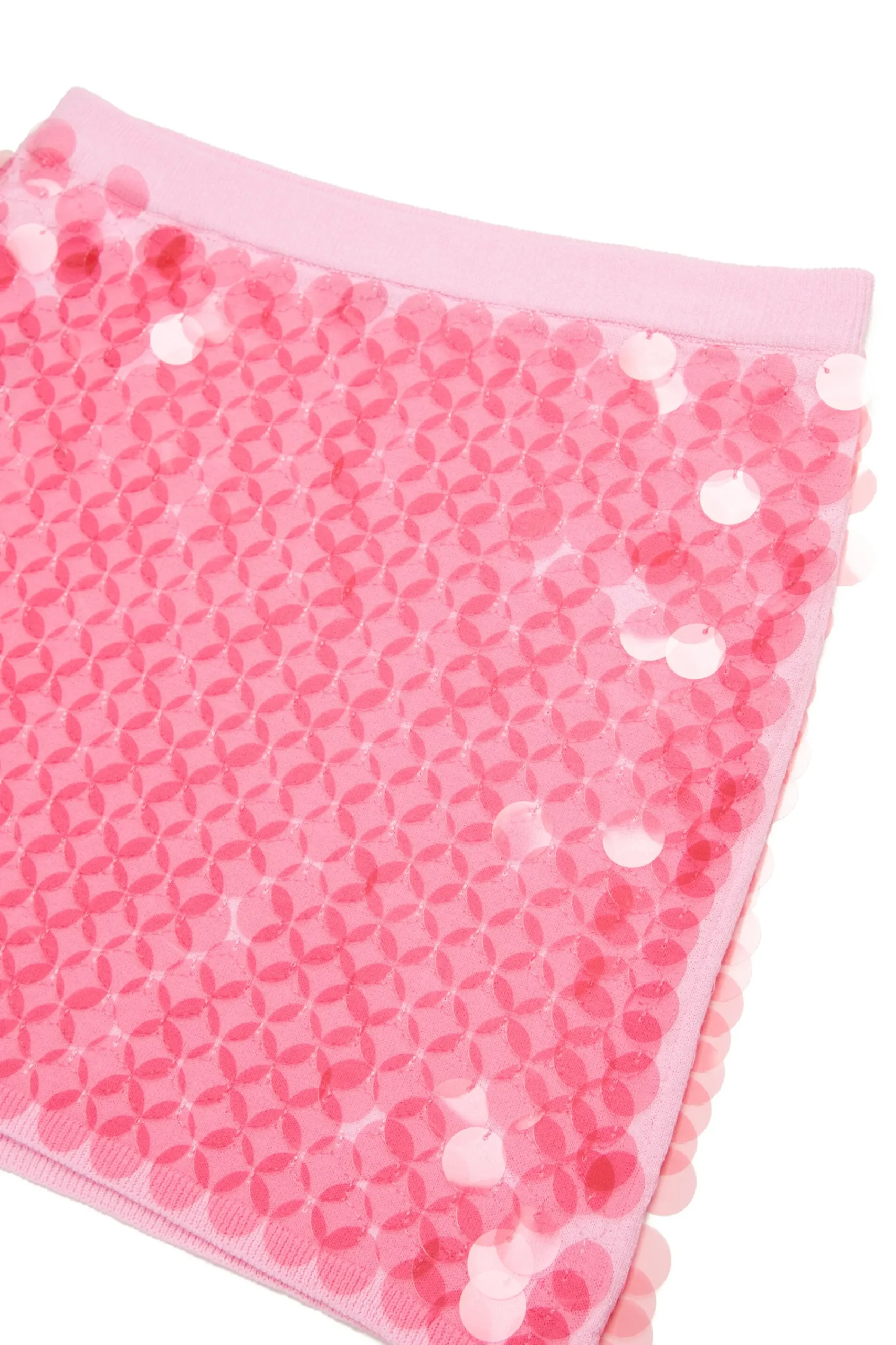 Skirts>N°21 Cotton skirt with maxi sequins pink