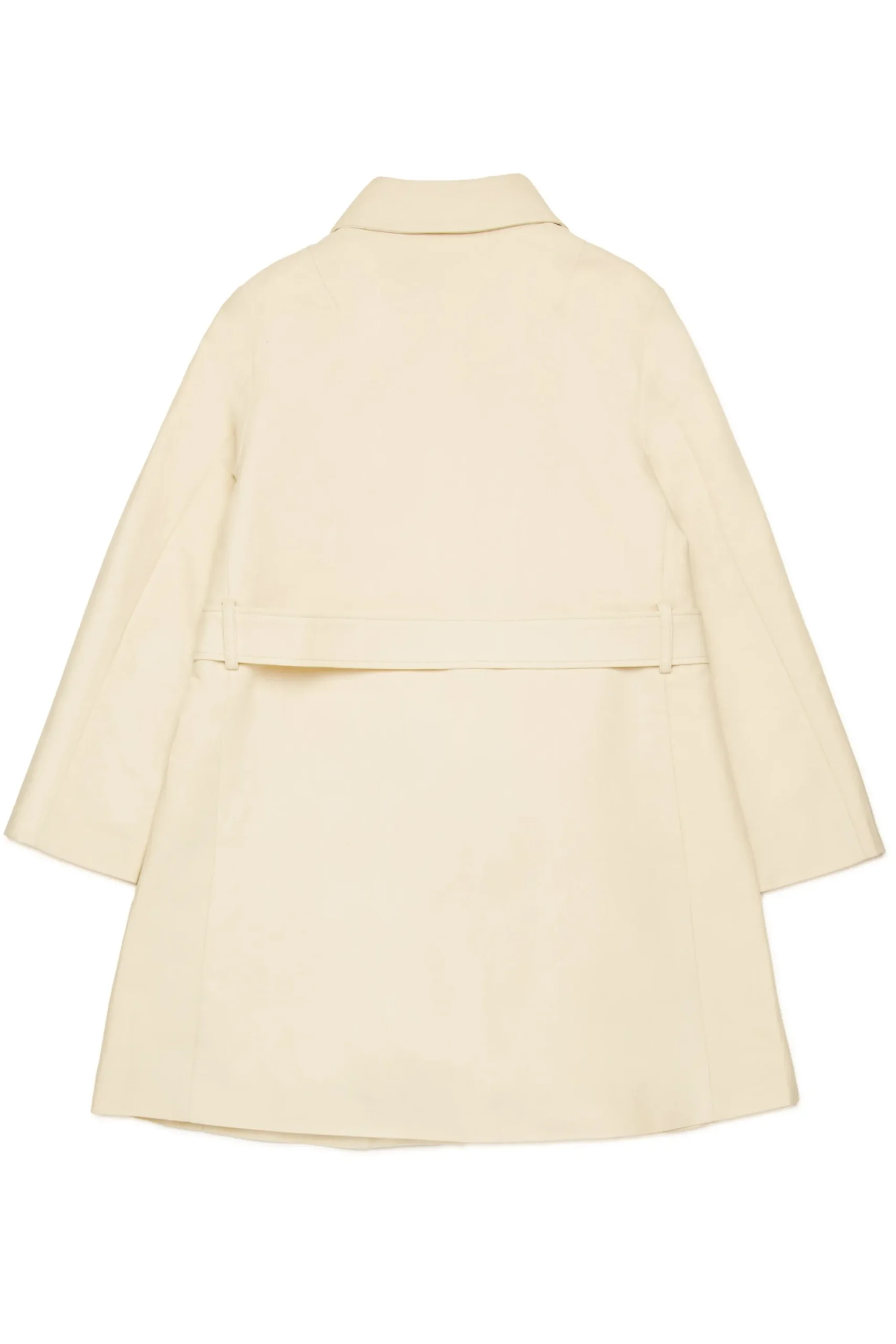 Jackets And Padded Jackets>N°21 Cotton trench jacket with bow creamy white