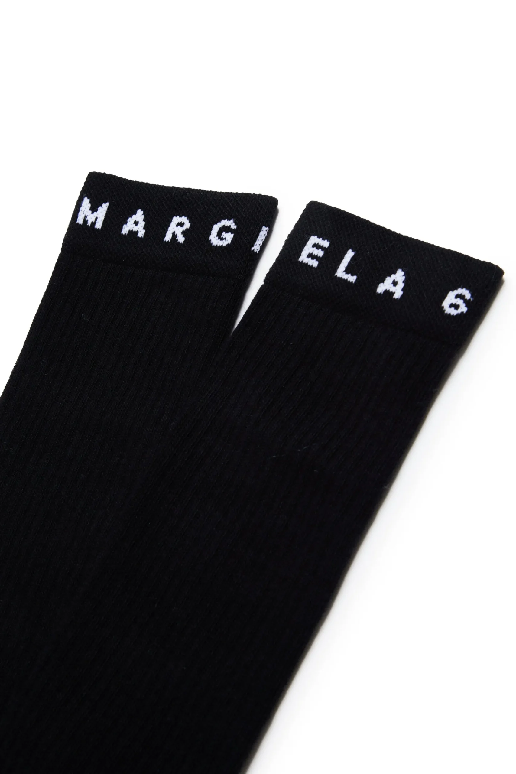 Socks | Socks>MM6 MAISON MARGIELA Cotton-blend socks black
