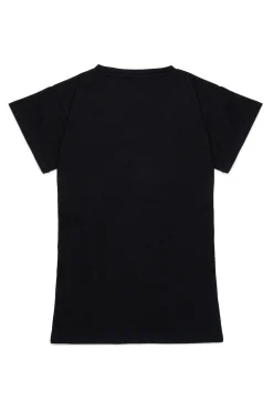 Swimwear | Swimwear>DIESEL Cover-up dress with institutional logo black