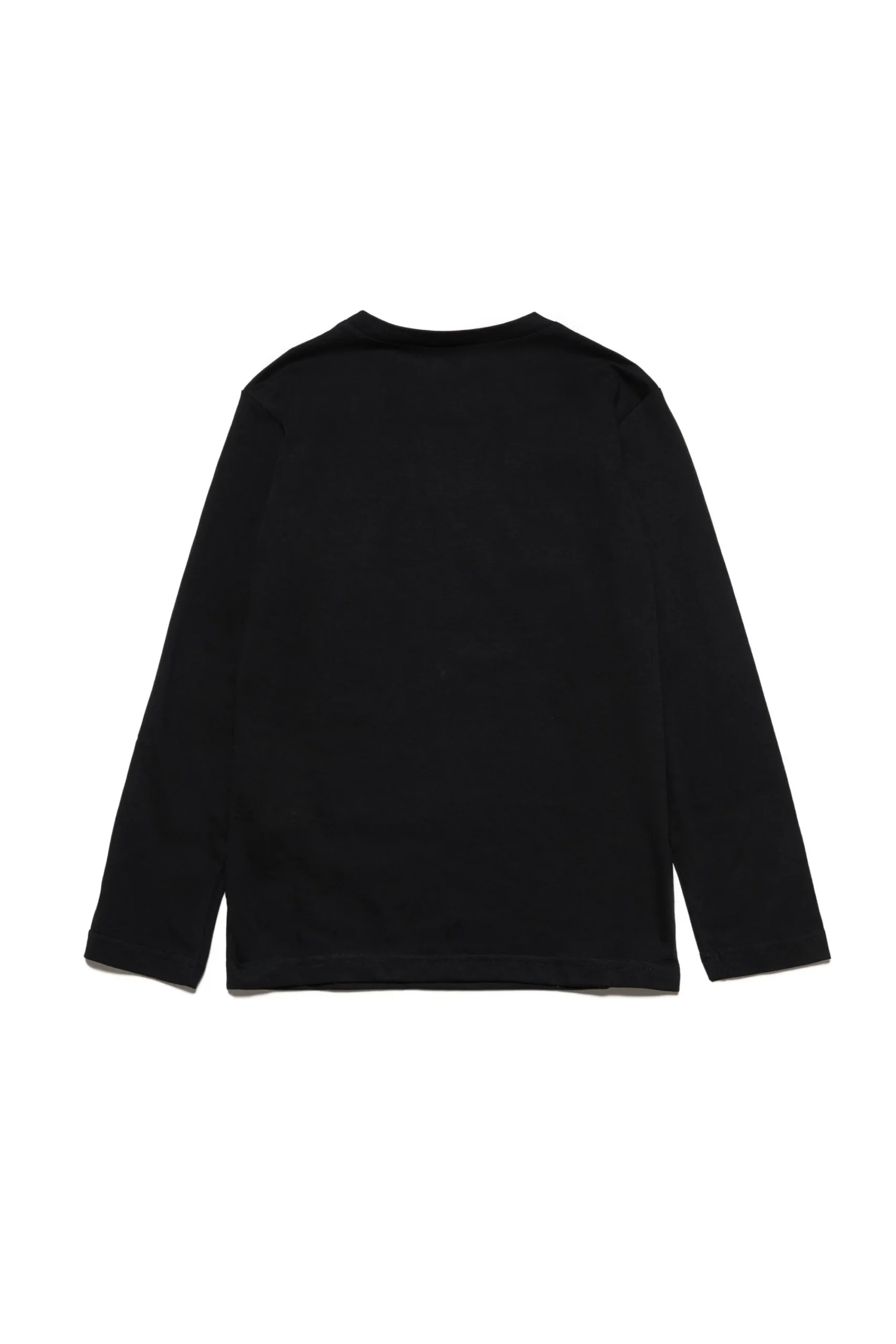 T-Shirts | T-Shirts>N°21 Crew-neck jersey T-shirt with logo denim black