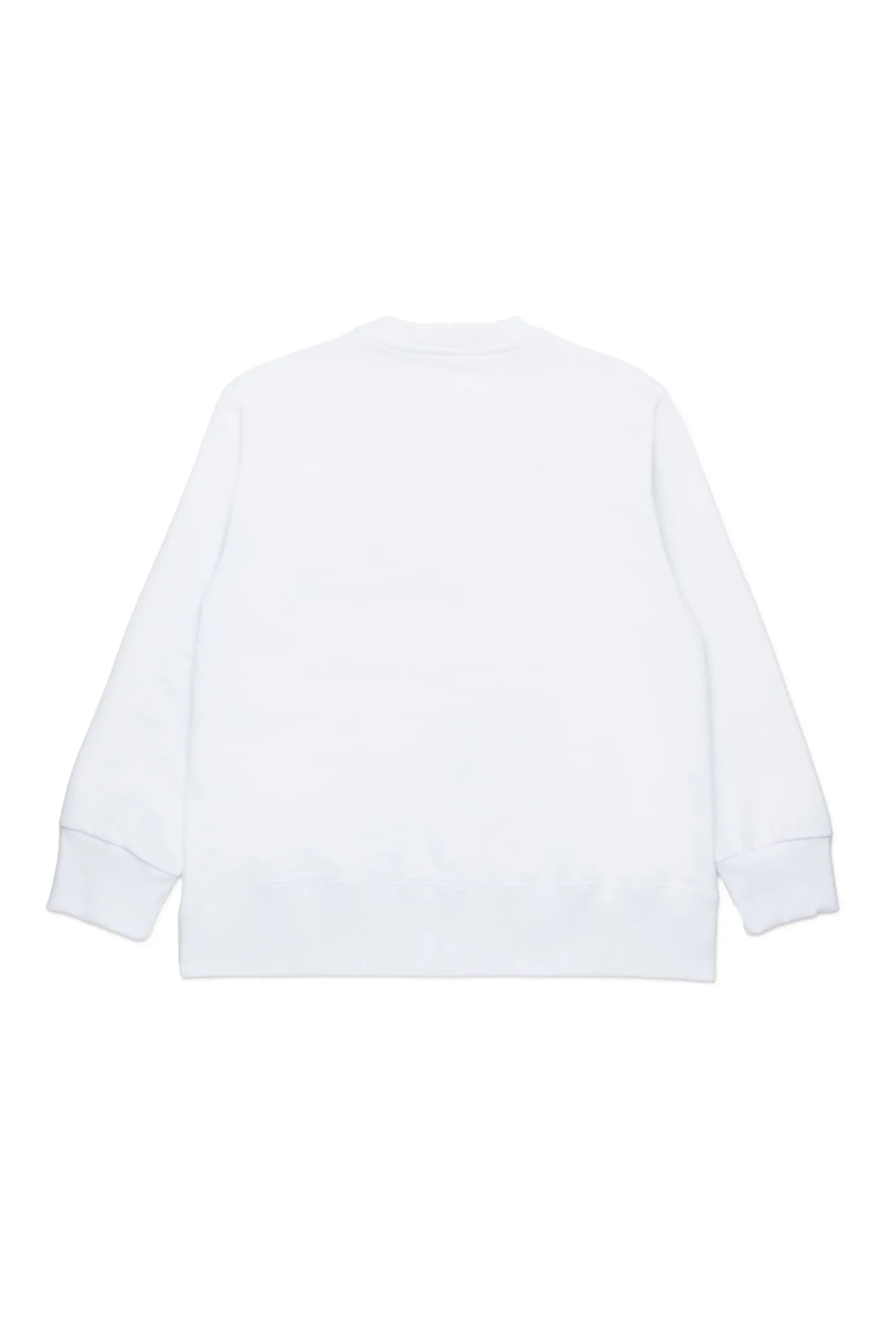 Sweatshirts | Logomania>MM6 MAISON MARGIELA Crew-neck sweatshirt branded with Numeric Logo Pixel white
