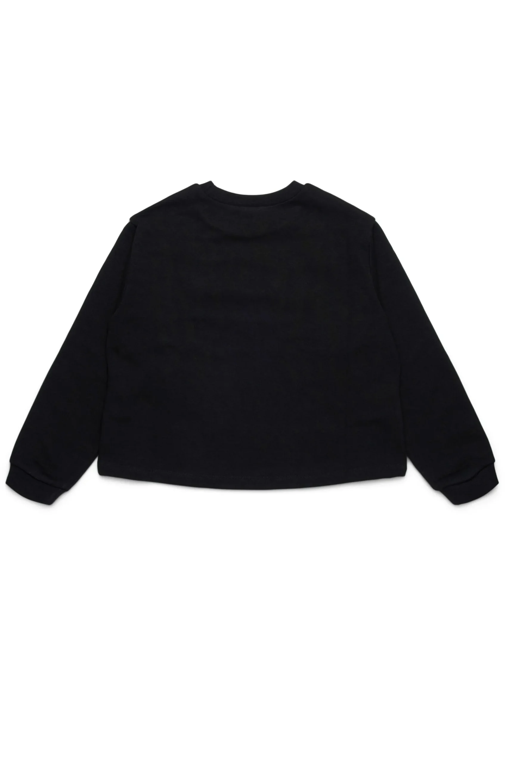 Sweatshirts | Logomania>MARNI Crew-neck sweatshirt branded in Rhinestones black