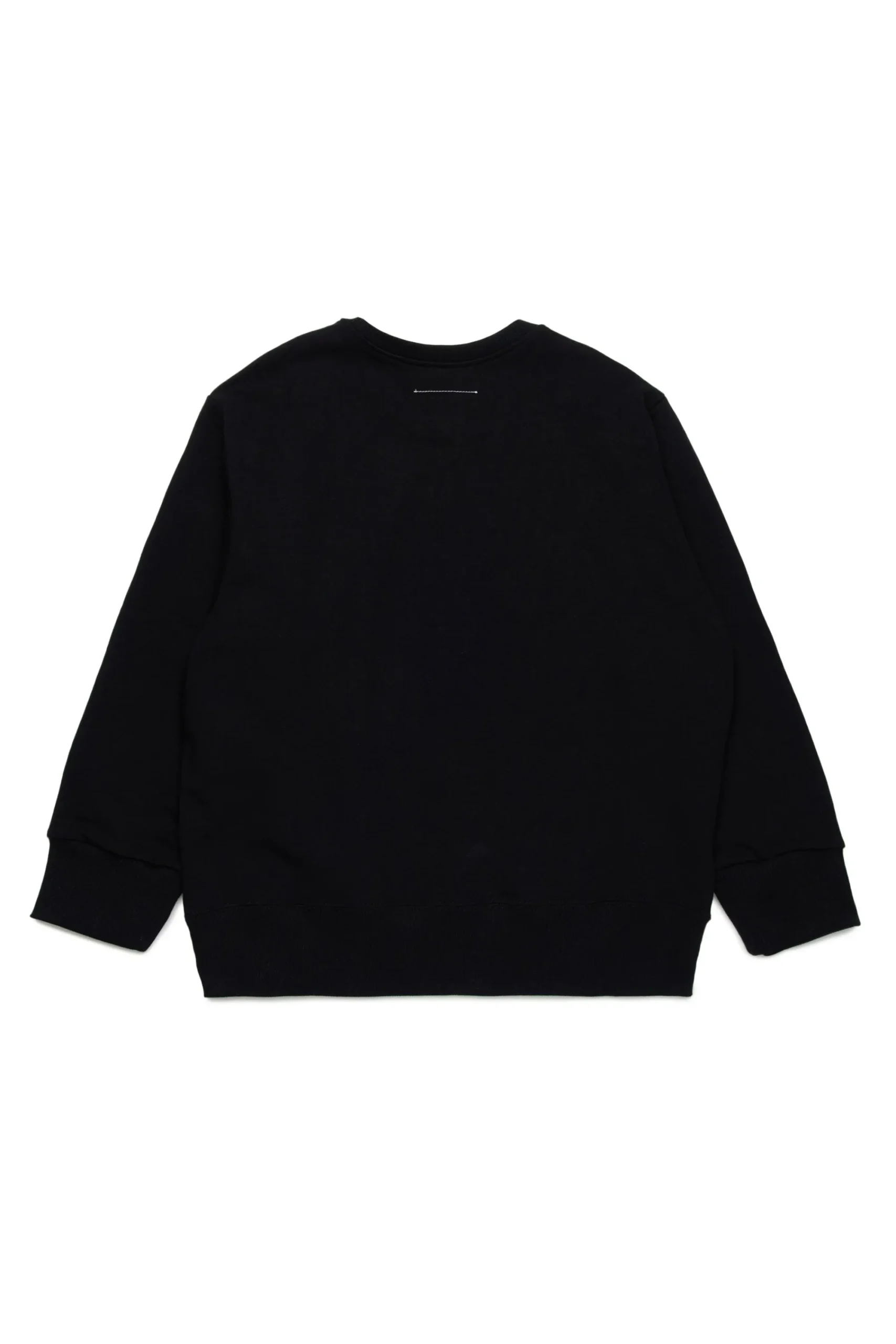 Sweatshirts | Logomania>MM6 MAISON MARGIELA Crew-neck sweatshirt branded with Numeric Logo Pixel black