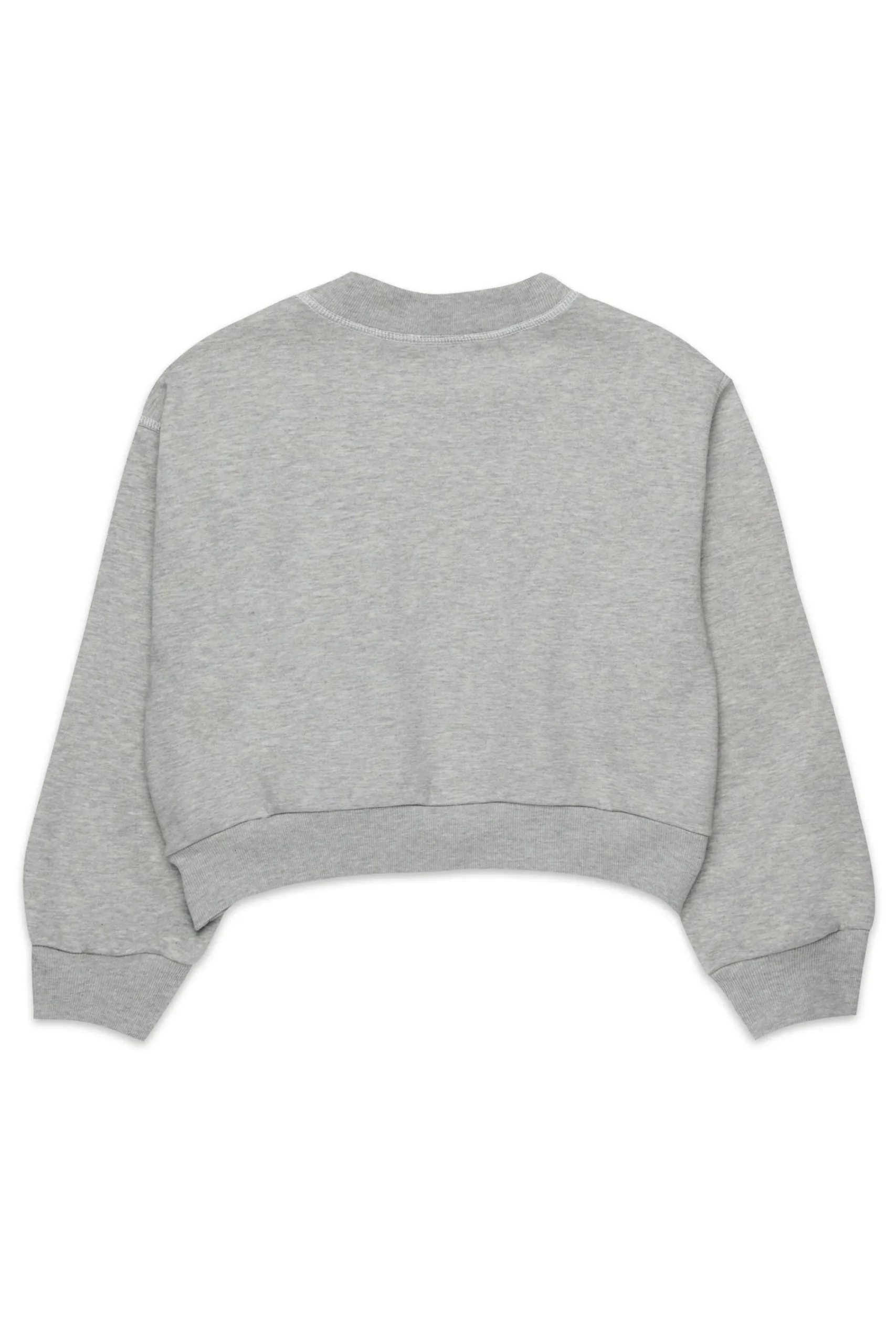 Sweatshirts | Logomania>MARNI Crew-neck sweatshirt with contrasting seams inox gray melange