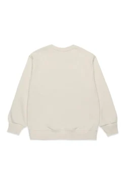 Sweatshirts>DIESEL Crew-neck sweatshirt with Jacron print off white