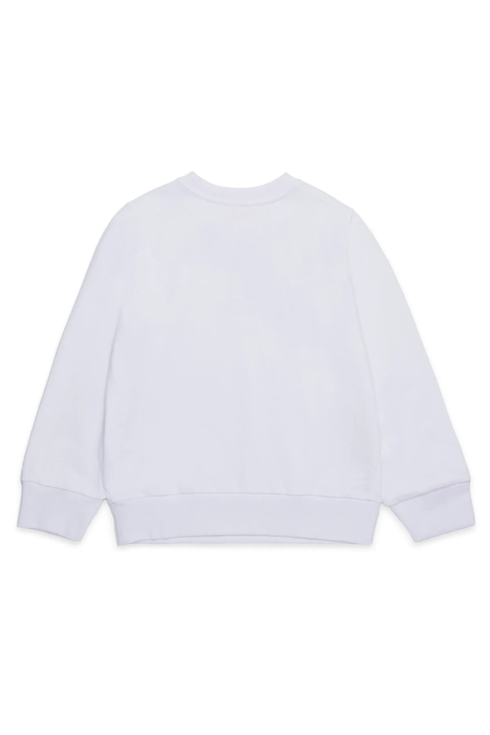 Sweatshirts | Sweatshirts>DIESEL Crewneck sweatshirt with D logo white