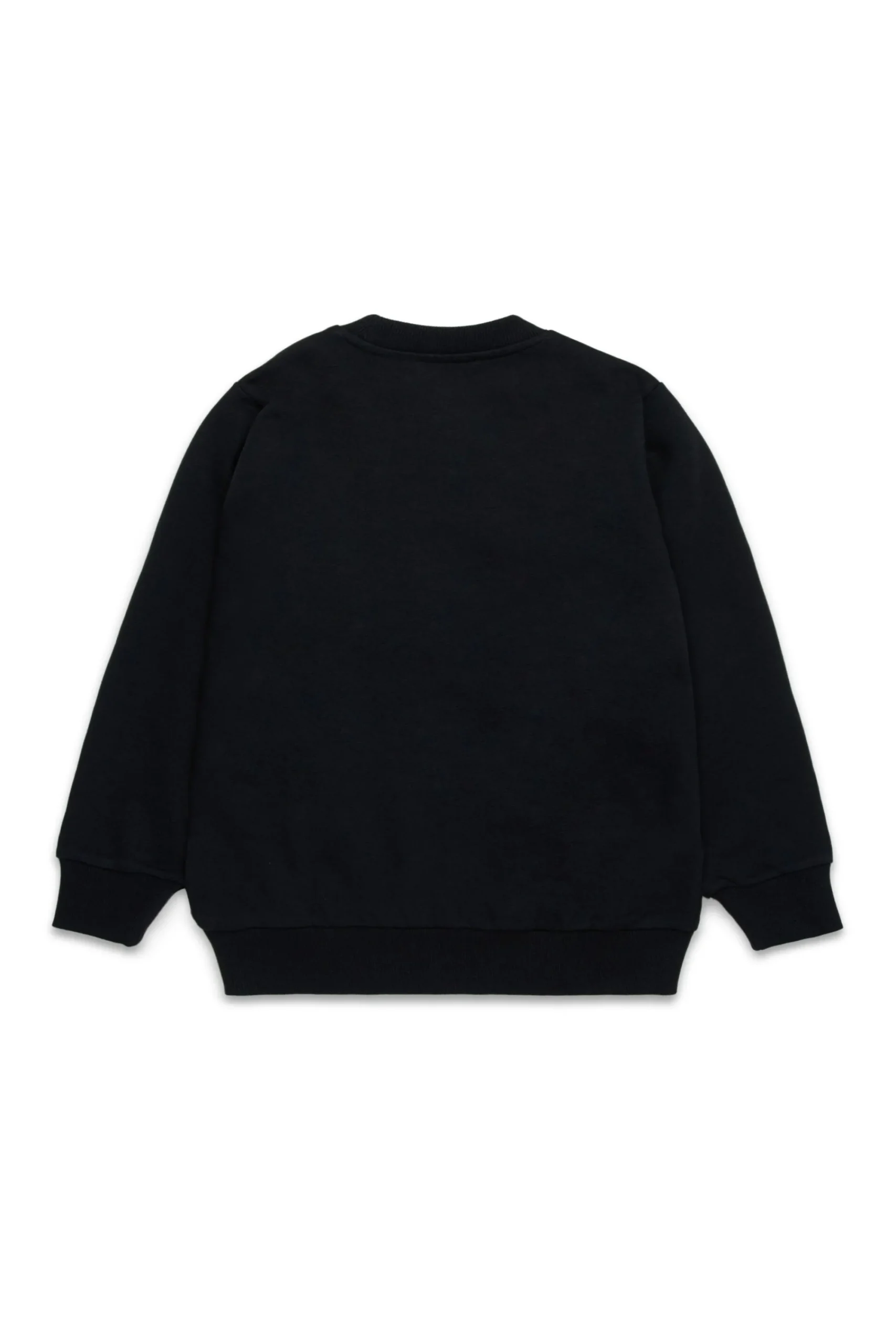 Sweatshirts>DIESEL Crew-neck sweatshirt with sequin logo black