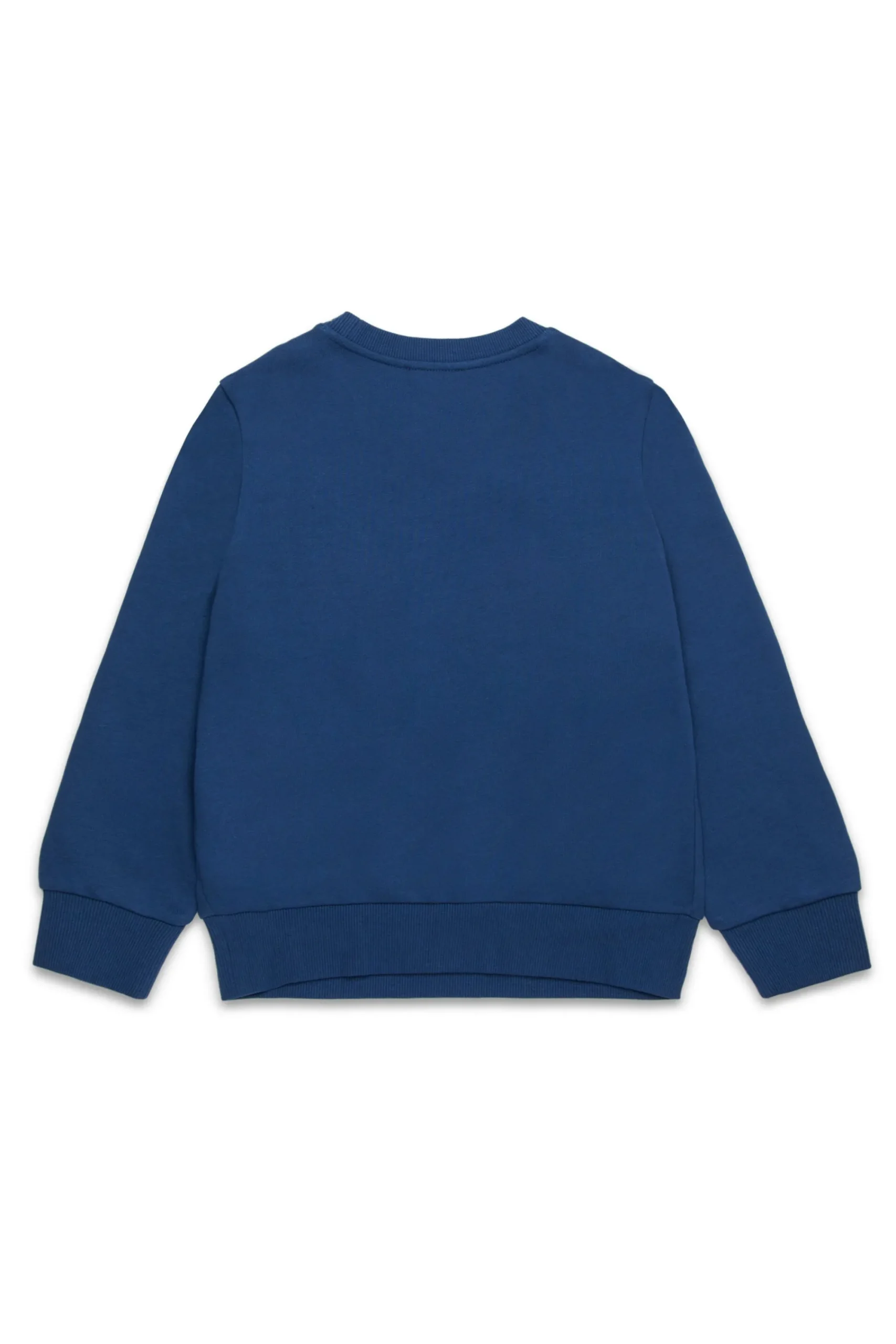 Sweatshirts | Sweatshirts>DIESEL Crew-neck sweatshirt with maxi logo print blue denim