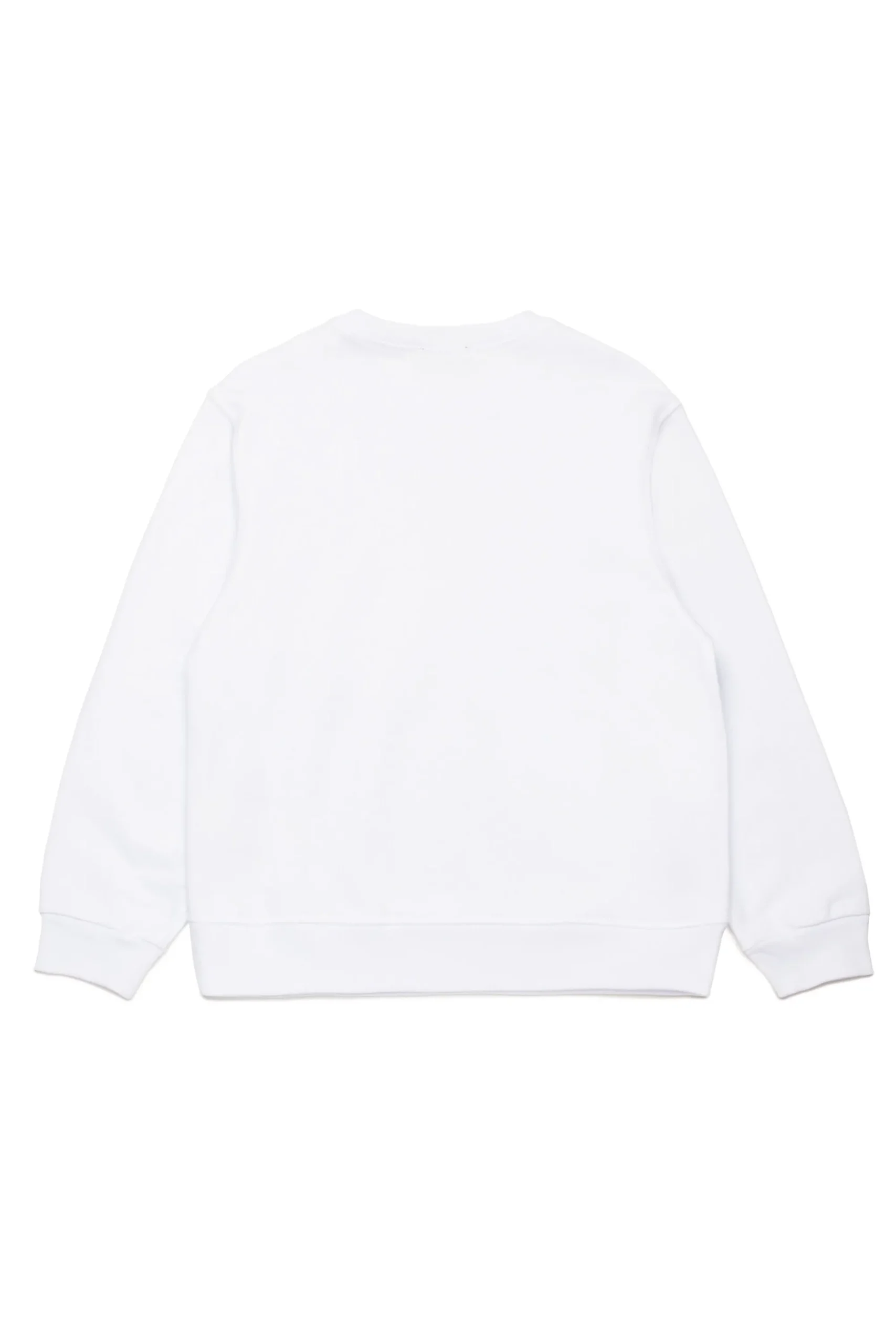 Sweatshirts | Sweatshirts>DSQUARED2 Crew-neck sweatshirt with Maple Leaf print white