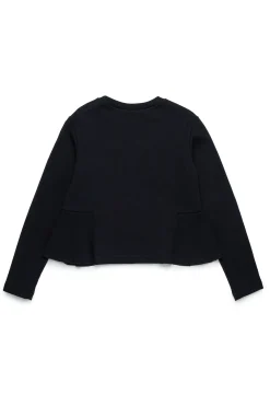 Sweatshirts>MARNI Crew-neck sweatshirt with mylar pocket black