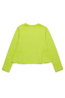Sweatshirts>MARNI Crew-neck sweatshirt with mylar pocket slime green