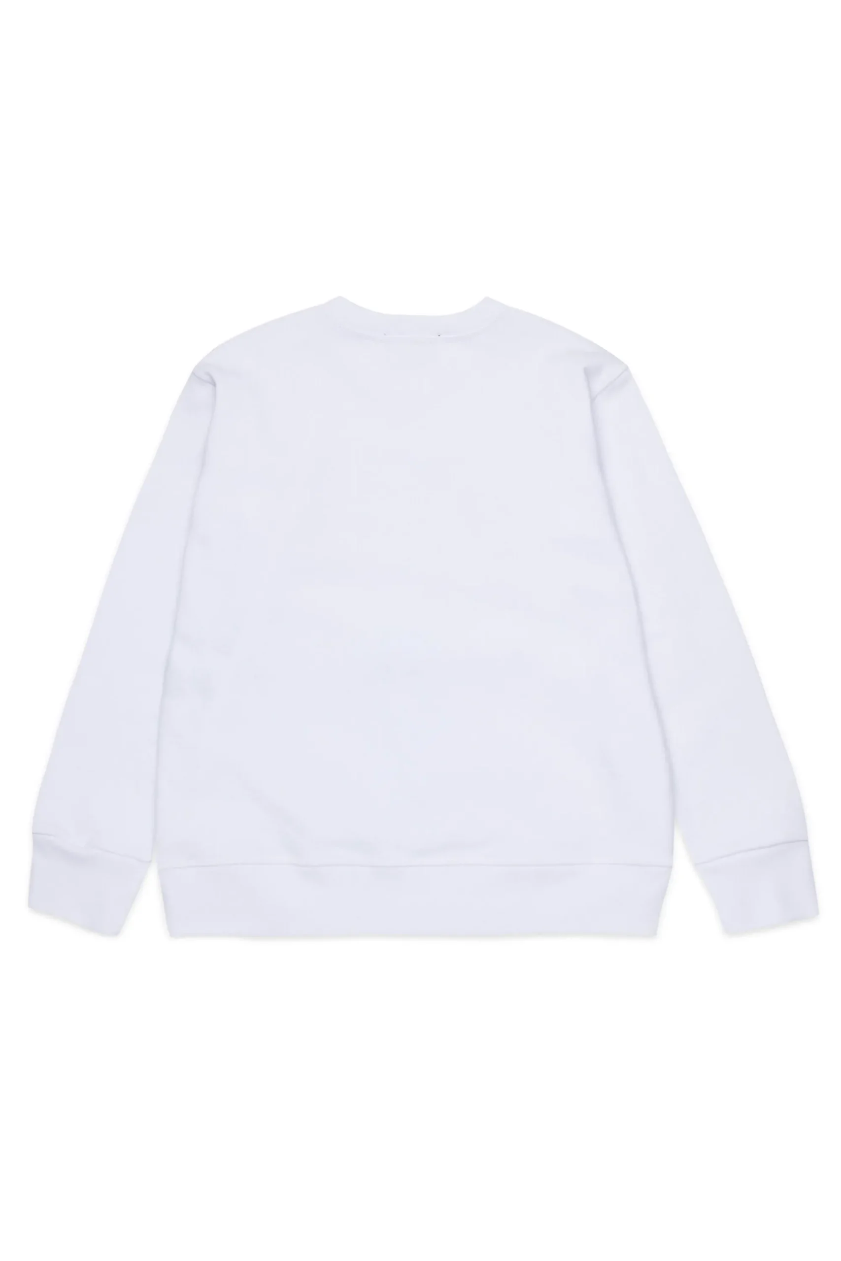 Sweatshirts | Sweatshirts>DSQUARED2 Crew-neck sweatshirt with Cowboy Pizza graphics white