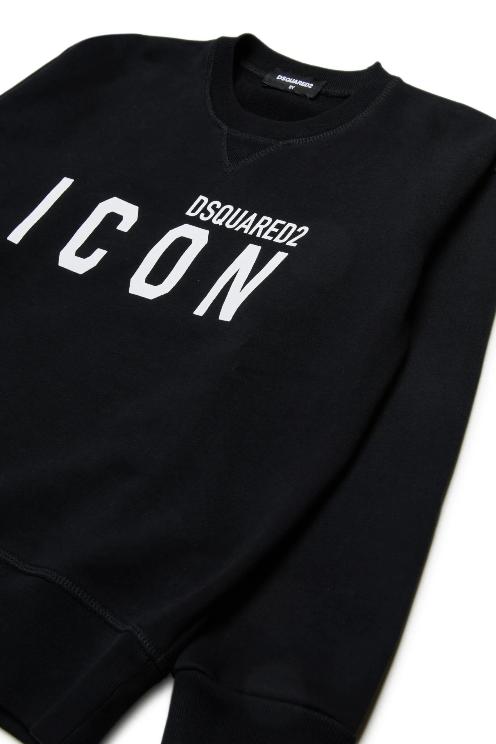 Sweatshirts | Activewear>DSQUARED2 Crew-neck sweatshirt with ICON logo black