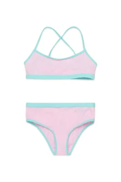 Swimwear | Swimwear>MARNI Cross-over shoulder straps bikini swimming costume light pink